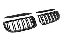 BMW 3-sarja E90/E91 2005–2011 Munuaissäleikkö M-Look (E-90/91, 2005-2008, kiiltävä musta) kuva 11