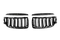 BMW 3-sarja E90/E91 2005–2011 Munuaissäleikkö M-Look (E-90/91, 2005-2008, kiiltävä musta) kuva 12