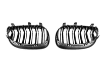 BMW 5-sarja E60/E61 2003–2010 Munuaissäleiköt M-Look (kiiltävän musta) kuva 6
