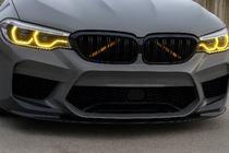 BMW 5-sarja G30/G31 2017–2023 Munuaissäleiköt M-Look (2017-2020, kiiltävän musta) kuva 1