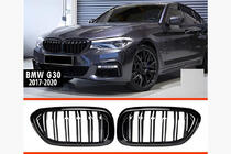 BMW 5-sarja G30/G31 2017–2023 Munuaissäleiköt M-Look (2017-2020, kiiltävän musta) kuva 4
