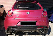 Alfa Romeo MiTo 2008–2018 Takadiffuusori DPT (kiiltävä musta) kuva 2