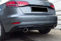 Audi A3 2012–2020 Takadiffuusori DPT (HB, 2017-2020, kiiltävä musta) kuva 3