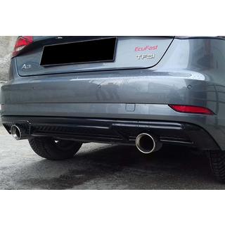 Takadiffuusori DPT (HB, 2017-2020, kiiltävä musta) Audi A3 2012–2020 kuva 4