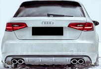Audi A3 2012–2020 Takadiffuusori DPT V-1 (2012-2016, HB, kiiltävän musta) kuva 2