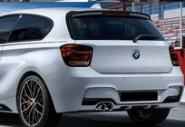 BMW 1-sarja F20/F21 2011–2019 Takadiffuusori DPT (kiiltävä musta) kuva 1