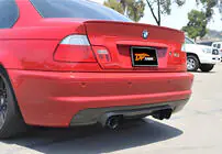 BMW 3-sarja E46 1998–2006 Takadiffuusori DPT (2001-2006, kiiltävä musta) kuva 1