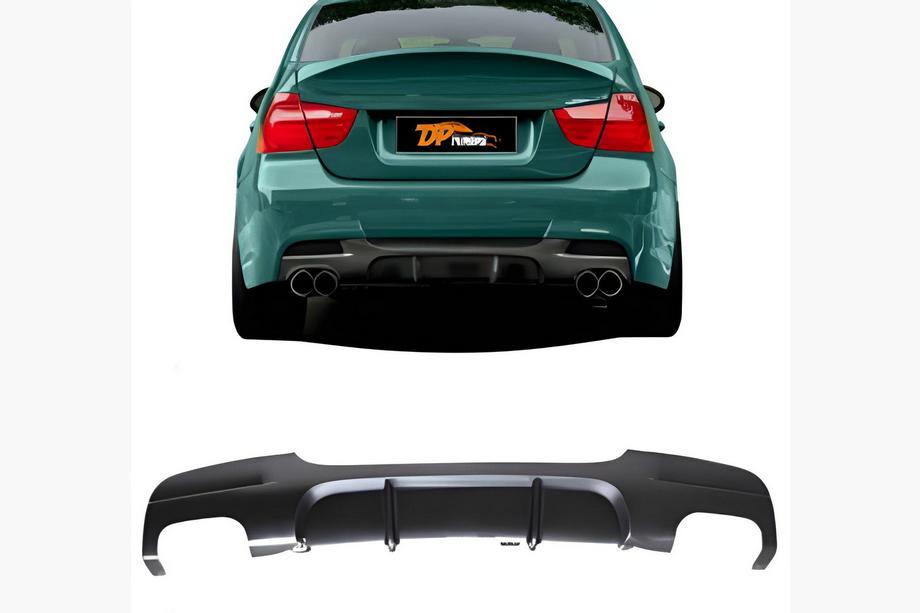 BMW 3-sarja E90/E91 2005–2011 Takadiffuusori DPT V-3 (E90 M-Sport, kiiltävä musta) Kuva 1