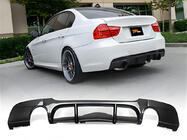 BMW 3-sarja E90/E91 2005–2011 Takadiffuusori DPT V-4 (E90 M-Sport, kiiltävä musta) kuva 1