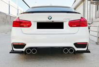 BMW 3-sarja F30/F31 2012–2019 Takadiffuusori DPT V-6 (M3, kiiltävä musta) kuva 1