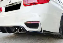 BMW 3-sarja F30/F31 2012–2019 Takadiffuusori DPT V-1 (M3:lle, kiiltävän musta) kuva 6