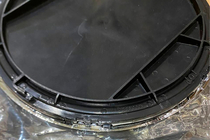 Mercedes GLC Coupé C253 2016–2023 Poistotuote – etumerkki lasin alla, kromireunus a0008880111 kuva 5