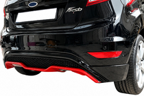 Ford Fiesta 2008–2017 Takadiffuusori DPT V-3 (HB, mattamusta) kuva 3