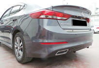 Hyundai Elantra (AD) 2015–2020 Takadiffuusori DPT V-1 (kiiltävä musta) kuva 1