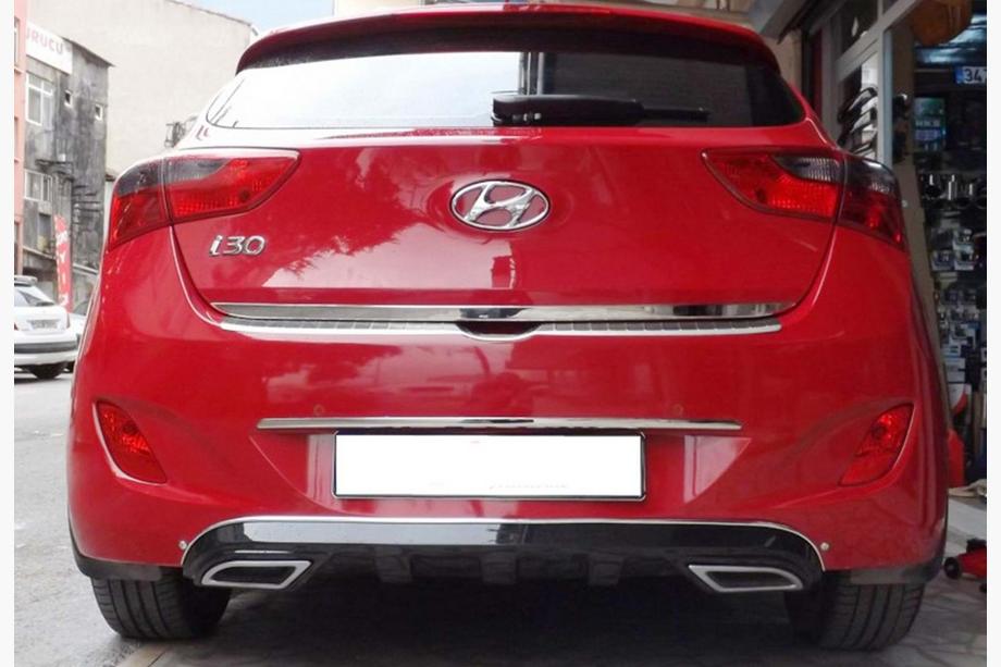 Hyundai I-30 2012–2017 Takadiffuusori DPT V-1 (kiiltävä musta) Image