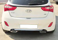 Hyundai I-30 2012–2017 Takadiffuusori DPT V-2 (kiiltävä musta) kuva 3
