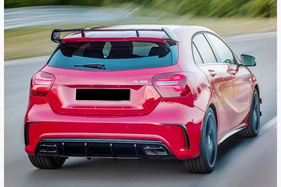Mercedes A-sarja W176 2012–2018 Takadiffuusori DPT (AMG:lle, kiiltävän musta) Image