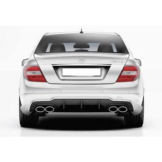 Takadiffuusori DPT (2011-2014, AMG SD, kiiltävän musta) Mercedes C-sarja W204 2007–2015 kuva 3