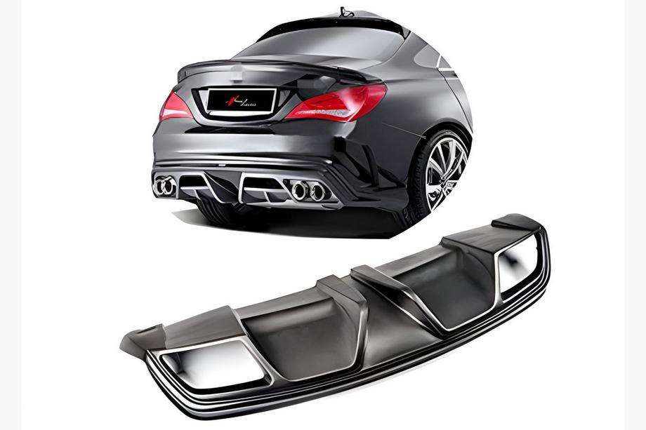 Mercedes CLA C117 2013–2019 Takadiffuusori DPT (kiiltävä musta) Image