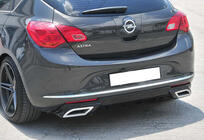 Opel Astra J 2009–2015 Taka diffuusori DPT V1 (2012-2015, HB, kiiltävä musta) kuva 3