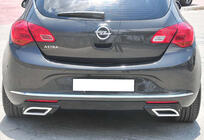 Opel Astra J 2009–2015 Taka diffuusori DPT V1 (2012-2015, HB, kiiltävä musta) kuva 1