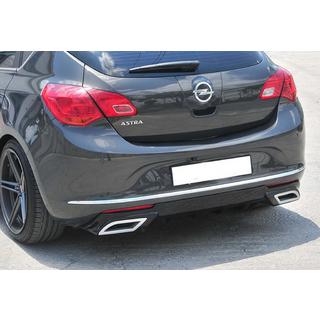 Taka diffuusori DPT V1 (2012-2015, HB, kiiltävä musta) Opel Astra J 2009–2015 kuva 3