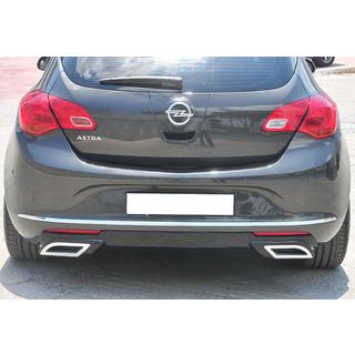 Taka diffuusori DPT V1 (2012-2015, HB, kiiltävä musta) Opel Astra J 2009–2015 kuva 1