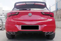 Opel Astra K 2016–2021 Takadiffuusori DPT V-1 (HB, kiiltävä musta) kuva 3
