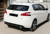 Peugeot 308 2014–2021 Takadiffuusori DPT (HB, kiiltävän musta) kuva 4