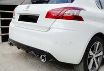 Peugeot 308 2014–2021 Takadiffuusori DPT (HB, kiiltävän musta) kuva 3