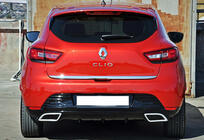 Renault Clio IV 2012–2019 Takadiffuusori DPT V-2 (kiiltävä musta) kuva 1