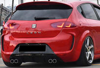 Seat Leon 2005–2012 Takadiffuusori DPT V-1 (2009-2012, kiiltävä musta) kuva 1