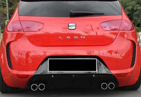 Seat Leon 2005–2012 Takadiffuusori DPT V-1 (2009-2012, kiiltävä musta) kuva 2