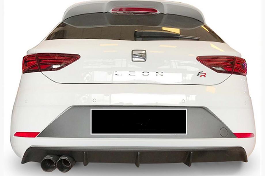 Seat Leon 2013–2020 Takadiffuusori DPT V-4 (2017-2020, kiiltävä musta) Image