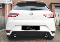Seat Leon 2013–2020 Takadiffuusori DPT V-1 (kiiltävä musta) kuva 1