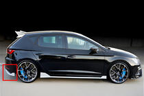 Seat Leon 2013–2020 Takadiffuusori DPT V-2 (2013-2016, kiiltävä musta) kuva 1