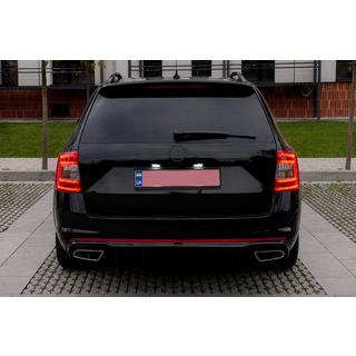 Takahelmadiffuusori DPT V-2 (LB/SW, kiiltävä musta) Skoda Octavia III A7 2013–2019 kuva 3