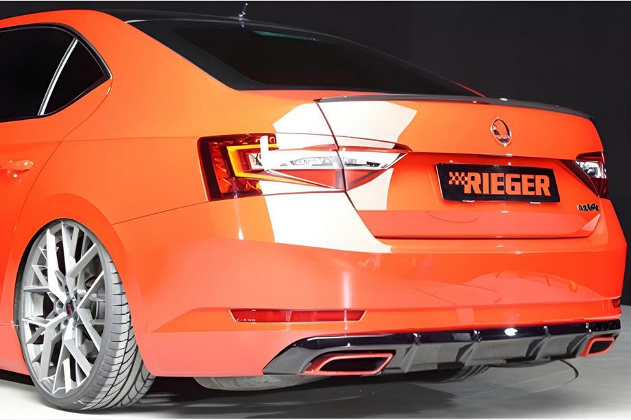 Skoda Superb 2015–2024 Takadiffuusori DPT V-1 (kiiltävä musta) Image