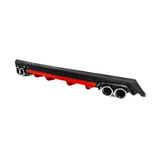 Yleismallinen takadiffuusori DPT V-13 (ABS) (punainen + musta kiiltävä) kuva 2