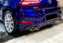 Volkswagen Golf 7/E-Golf 2012–2020 Takadiffuusori DPT V-1 (2017-2019, kiiltävä musta) kuva 2