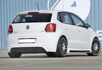 Volkswagen Polo 2010–2017 Takadiffuusori DPT (2010-2013, kiiltävä musta) kuva 2