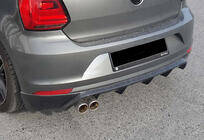 Volkswagen Polo 2010–2017 Takadiffuusori DPT (2014-2017, kiiltävä musta) kuva 6