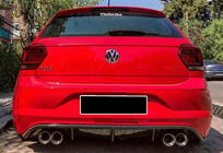 Volkswagen Polo 2017– Takadiffuusori DPT V-2 (kiiltävä musta) kuva 1
