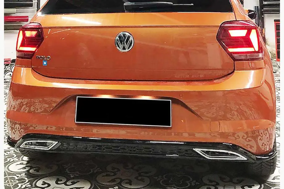 Volkswagen Polo 2017– Takadiffuusori DPT V-3 (kiiltomusta) Image