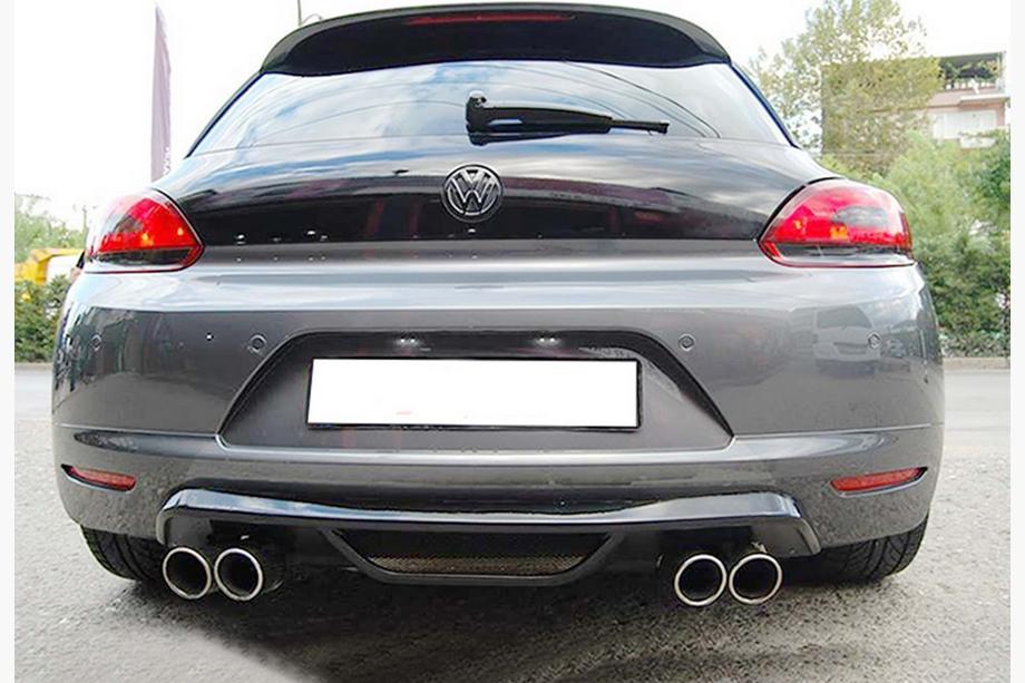 Volkswagen Scirocco 2008–2017 Takadiffuusori DPT V-1 (2008-2013, kiiltävä musta) Image