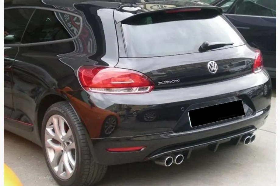 Volkswagen Scirocco 2008–2017 Takadiffuusori DPT V-2 (2008-2013, kiiltomusta) Image