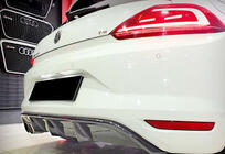 Volkswagen Scirocco 2008–2017 Taka-diffuusori DPT V-5 (2014-2017, kiiltävä musta) kuva 3