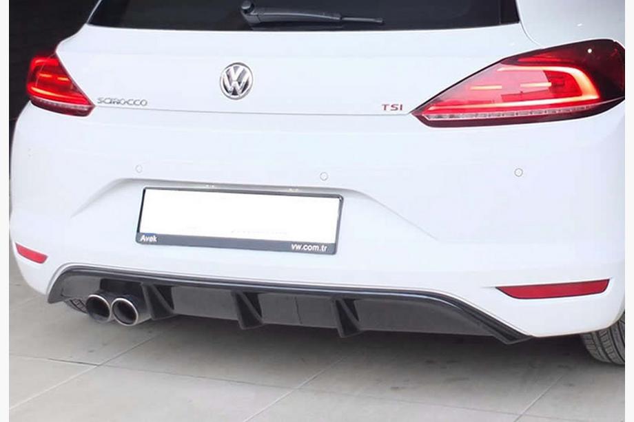 Volkswagen Scirocco 2008–2017 Taka-diffuusori DPT V-5 (2014-2017, kiiltävä musta) Image
