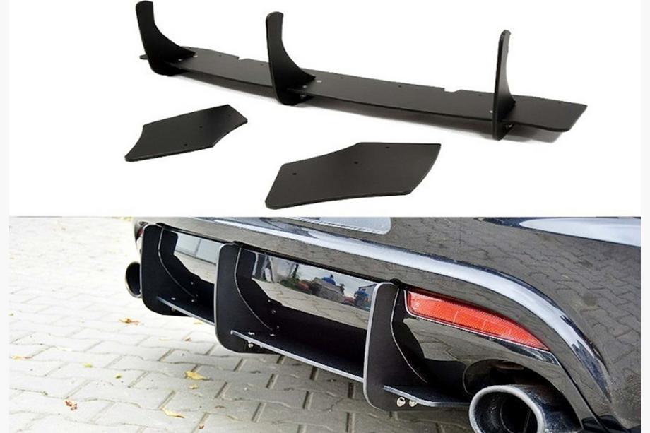 Volkswagen Scirocco 2008–2017 Takadiffuusori DPT V-4 (2008-2017, kiiltävän musta) Kuva 1