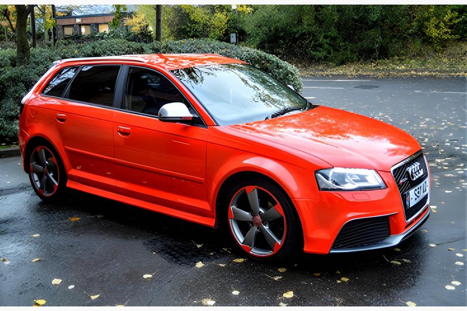 Audi A3 2003–2012 DPT helmasarja sivuhelmat (2005-2008, kiiltävä musta) Image